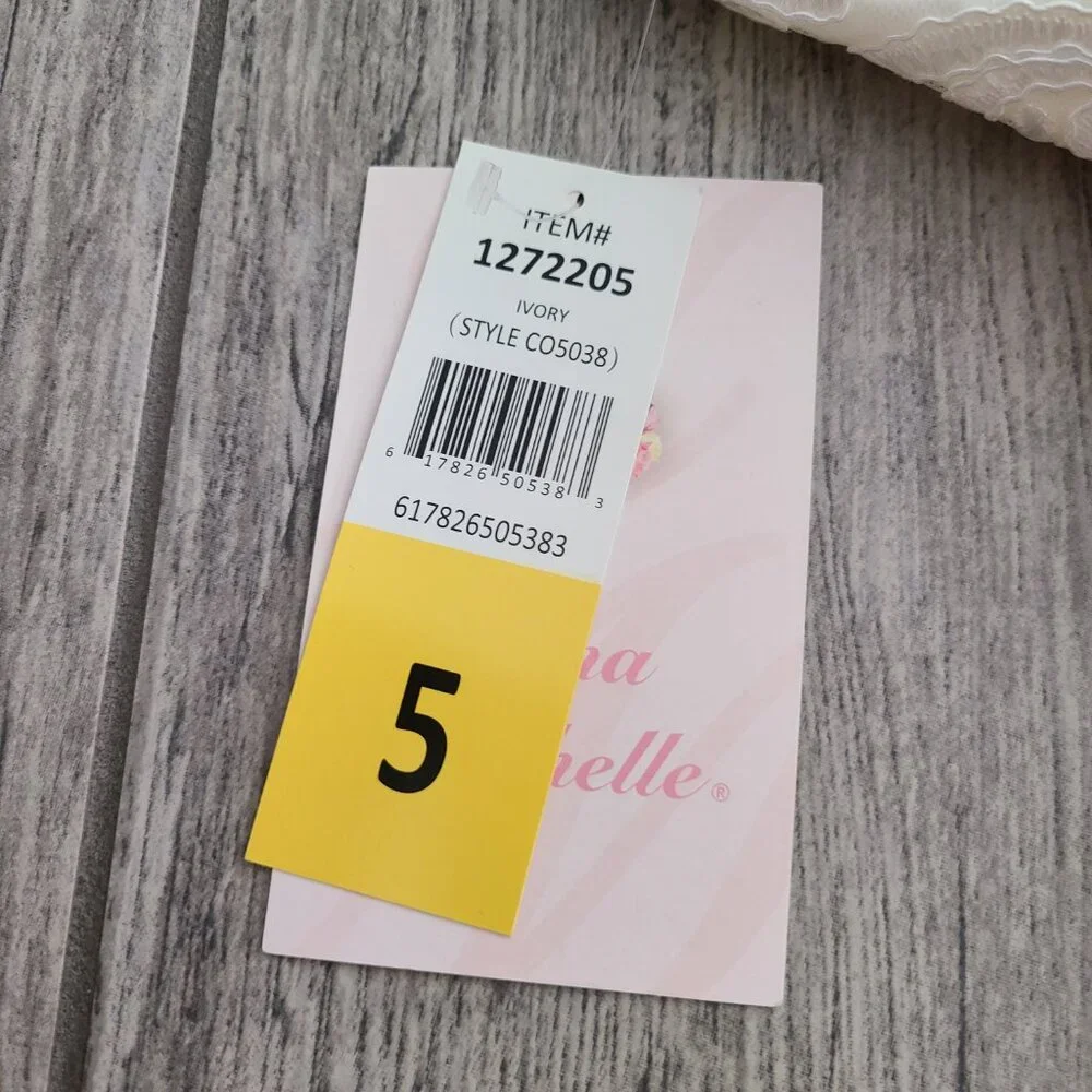 Jona Michelle Girls Ivory Tulle Party Dress with Pink Bow Size 5 – NWT - Picture 11 of 11